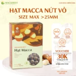 Hạt Macca Nứt Vỏ Size Max 500gr