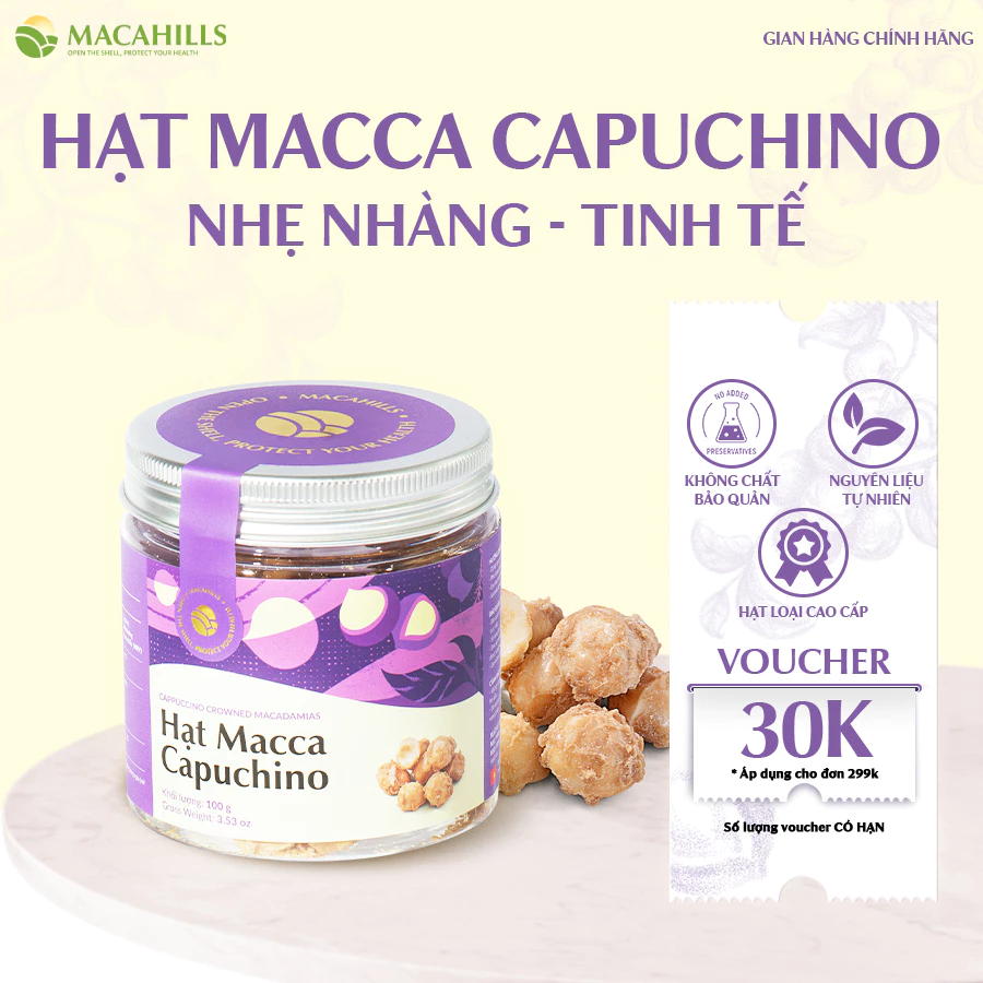 vn-11134207-7ras8-mb6hcpvsgtdt4a Hạt Macca Vị Capuchino Maca Hills Hộp 100gr - Ảnh 1