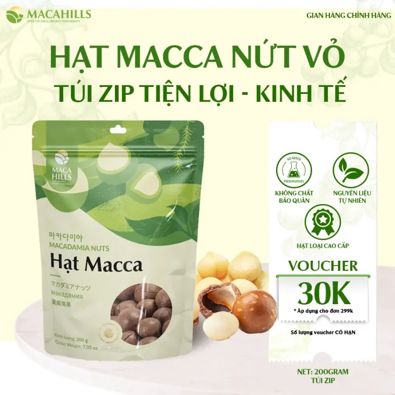 MACCA NUT VO 200GR MACA HILLS